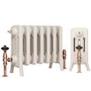 Nelipylväinen Oxford - valurautapatteri