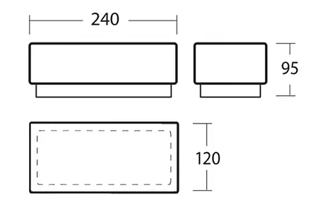 Katto- tai seinävalaisin (IP43) - Muut ulkovalaisimet - 109-201-20 - 2
