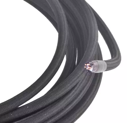 Pintavetojohto 5x1,5 (musta) - Kankaiset pinta-asennusjohdot - 760-020-60 - 2