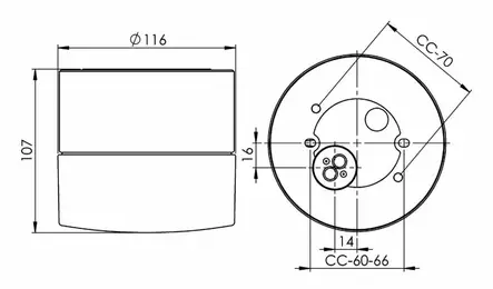 Valaisin Aton Giza (IP44) - Kattovalaisimet - 7300-410-10 - 2