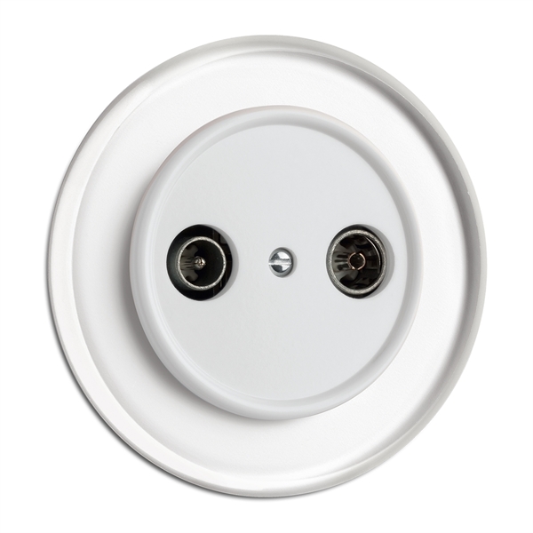 Antennirasia - Lasikehykselliset pistorasiat ja kytkime - 516-130-10 - 1