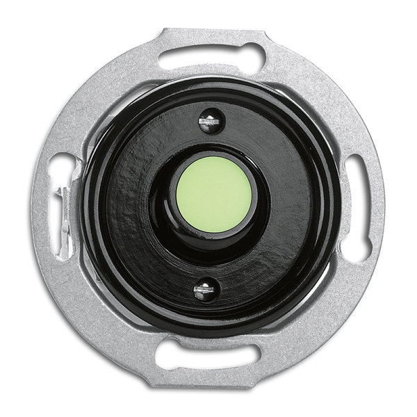 Impulssikytkin, valaistu painonappi - Mustat bakeliittikytkimet - 516-141-110 - 1