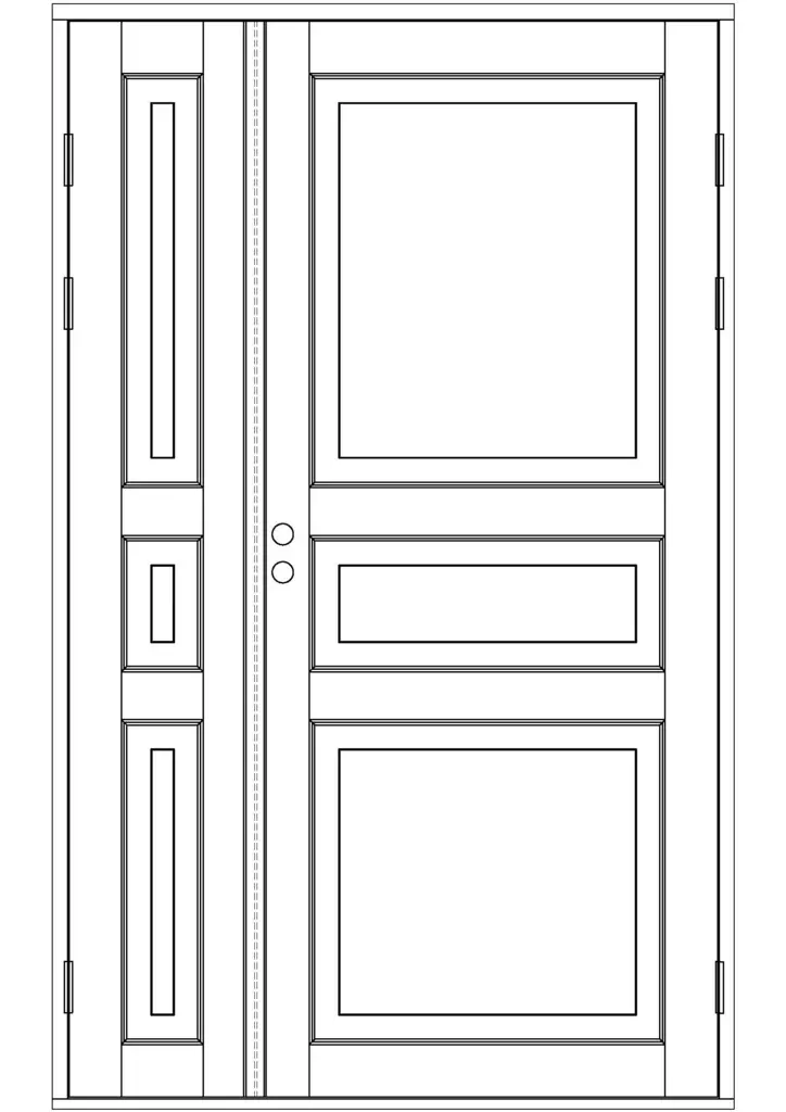 Kerrostasopariovet, vasikalliset - Kerrostaso-ovet - 110-203-20 - 1