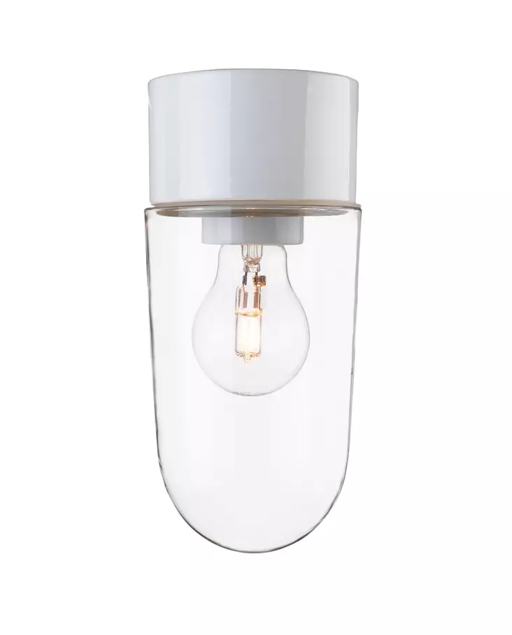 Luotivalaisin Classic Stallglas (IP54) - IFÖ -kattovalaisimet, posliiniset - 6043-510-10 - 1