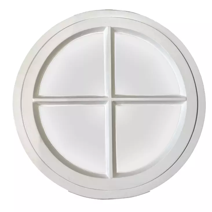 Pyöreä ikkuna, halk. 65 cm - Yksijakoiset ikkunat - 200-041-10 - 1