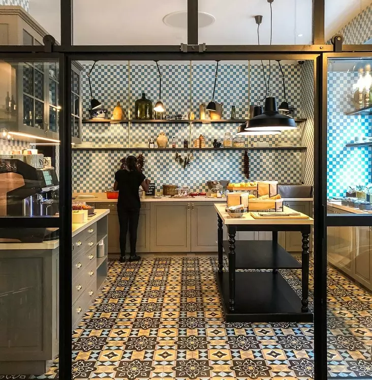 Sementtilaatta - Moniväriset VIA -sementtilaatat - 12460 - 1