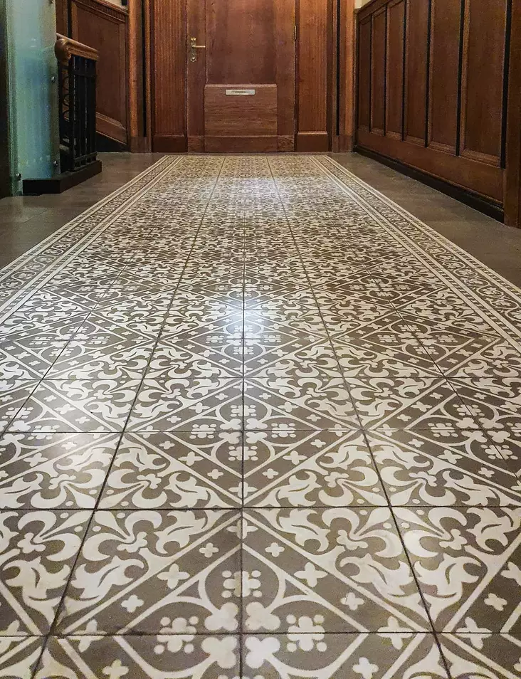 Sementtilaatta - Kaksiväriset VIA -sementtilaatat - 51086-150 - 1