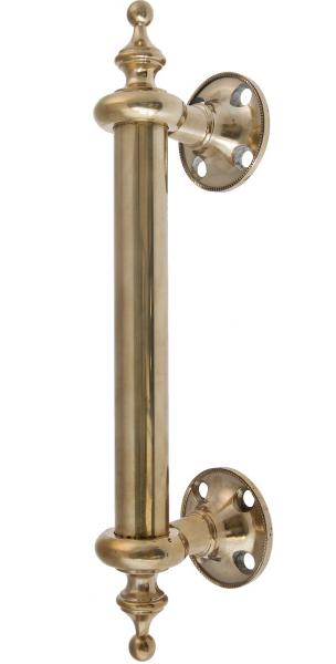 Ulko-oven vedin, messinki k=C3=A4densijan pituus 31 cm, lakkaamaton - Messinkiset vetimet - 102-010 - 1