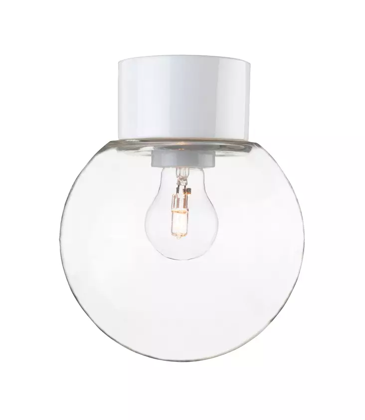 Valaisin Classic Glob 180 (IP54) - IFÖ -kattovalaisimet, posliiniset - 6041-510-10 - 1