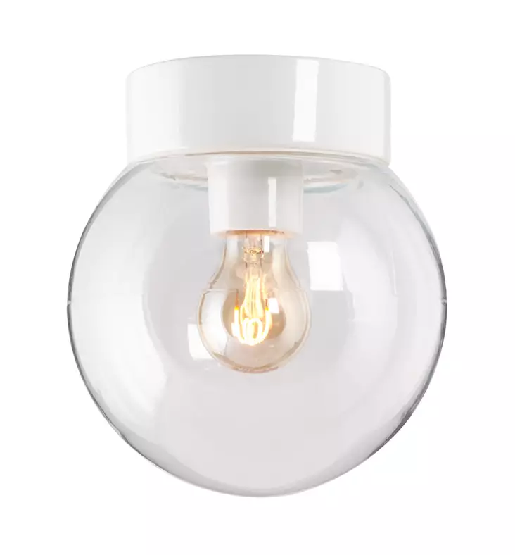 Valaisin Classic Glob 200 (IP44) - IFÖ -kattovalaisimet, posliiniset - 6046-510-10 - 1