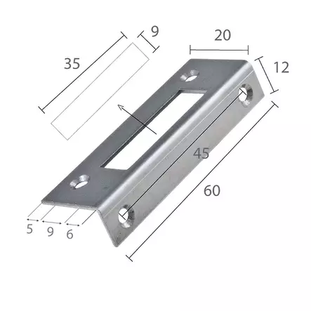 Lukkopesän vastarauta - Kierrejouset ja varaosat - 118-005-91 - 2