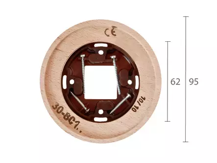 Puinen kehys, pinta-asennettavalle rasialle - Posliinikehykset ja lisätarvikkeet - 518-060-1 - 2