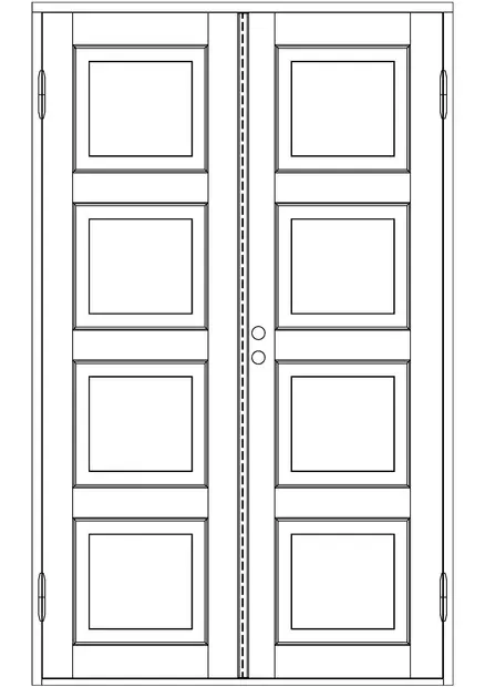 Sisäpariovet - Sisäpariovet - 100-204-11 - 1