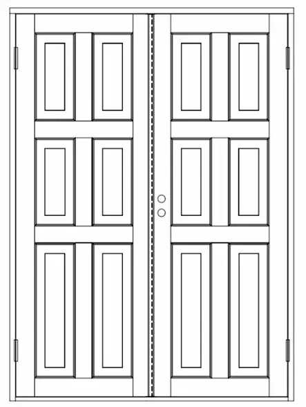 Sisäpariovet - Sisäpariovet - 100-206-11 - 1