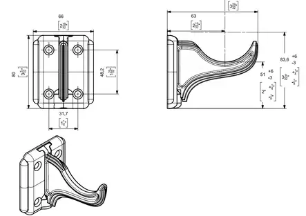 Mittakuva - Patterien varaosat - 948-008-31 - 2