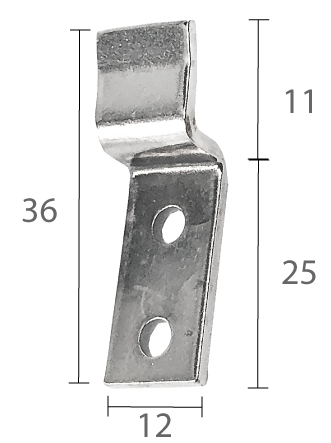 Vastakappale kääntösulkimelle - Ikkunan varaosat - 280-002-41 - 2