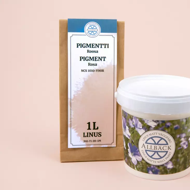 Roosa, täysmatta - Vesiohenteiset sisämaalit - 864-005-1 - 1