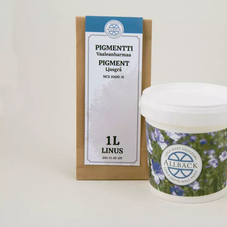 Vaaleanharmaa, täysmatta - Vesiohenteiset sisämaalit - 864-006-1 - 1