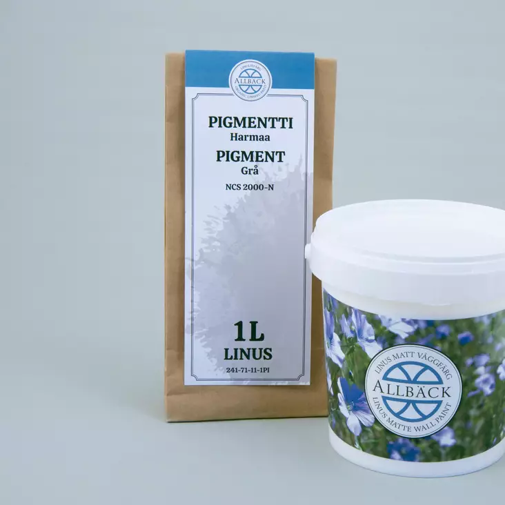 Harmaa, täysmatta - Vesiohenteiset sisämaalit - 864-008-1 - 1