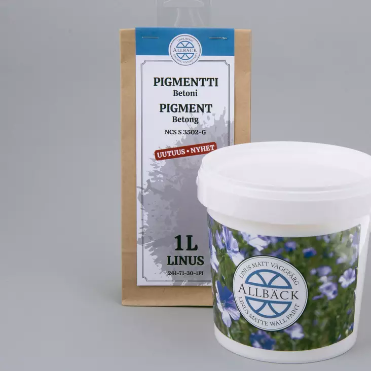 Betoni, täysmatta - Vesiohenteiset sisämaalit - 864-013-1 - 1