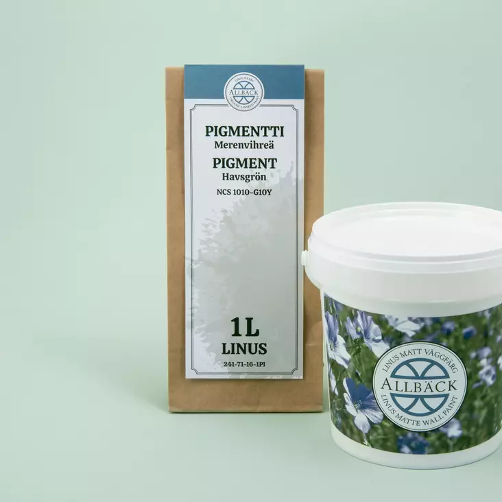 Merenvihreä, täysmatta - Vesiohenteiset sisämaalit - 864-019-1 - 1