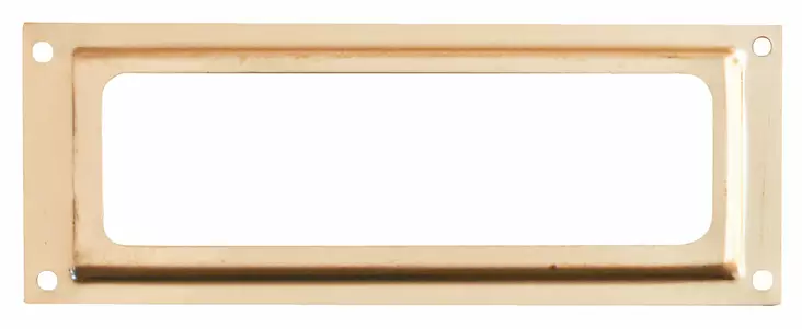 Etikettipidike, messinki - Laatikoiden ja kaappien vetimet - 119-029-1 - 1