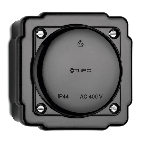 Jakorasia, musta (IP44) - Jakorasiat ja asennusjohdot - 519-004-11 - 1