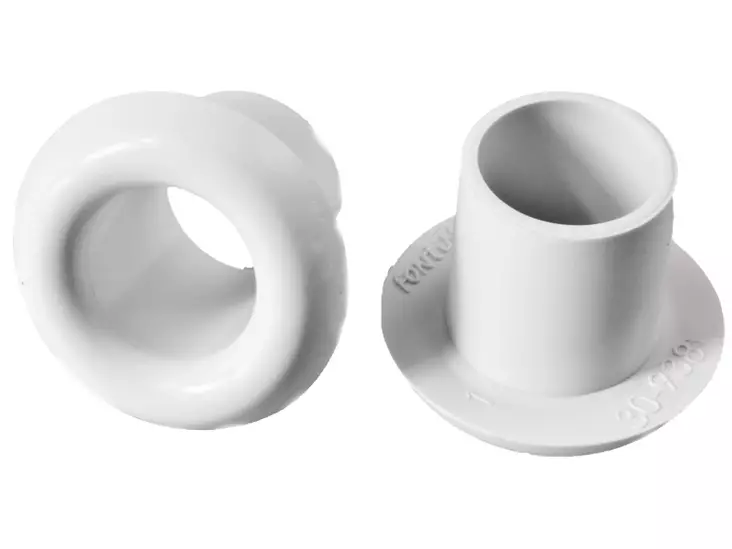 Johdon läpivientikappale, 2 kpl - Posliinikehykset ja lisätarvikkeet - 519-009-1 - 1