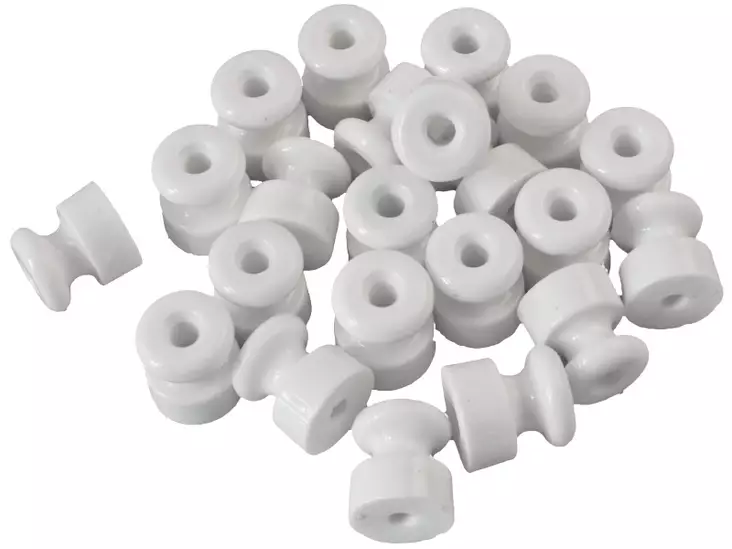 Johdonkiinnike, johdonohjain posliininen - Posliinikehykset ja lisätarvikkeet - 519-005-1 - 1