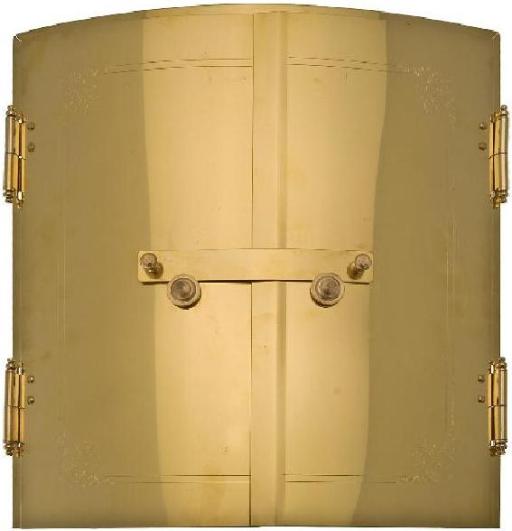 Kaarevat uuninluukut, messinki - Uuninluukut ja varaosat - 714-001-1 - 1