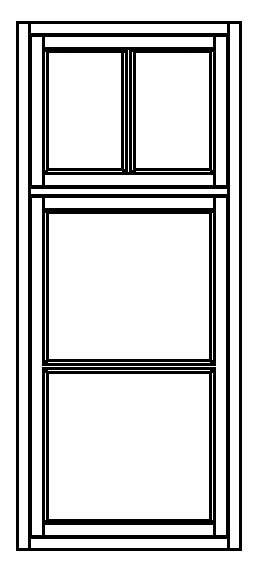 Kaksijakoinen ikkuna - Kaksijakoiset ikkunat - 200-020-1 - 1