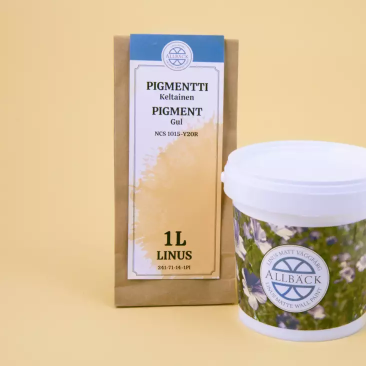 Keltainen, täysmatta - Vesiohenteiset sisämaalit - 864-016-1 - 1