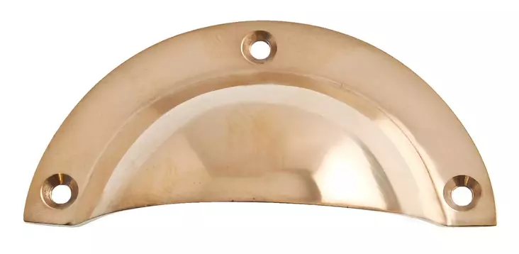 Kuppivedin, messinki - Laatikoiden ja kaappien vetimet - 102-025-1 - 1