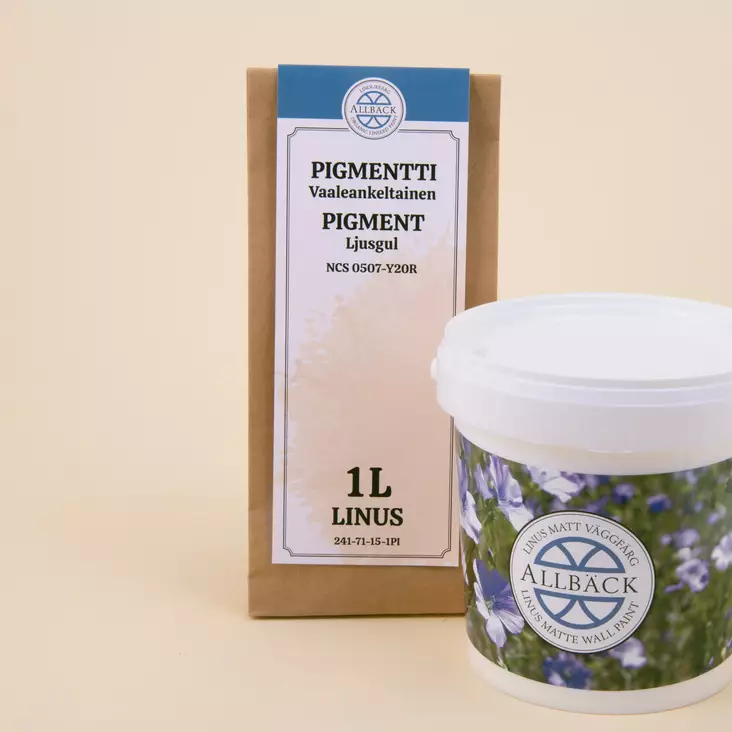 Vaaleankeltainen, täysmatta - Vesiohenteiset sisämaalit - 864-001-1 - 1