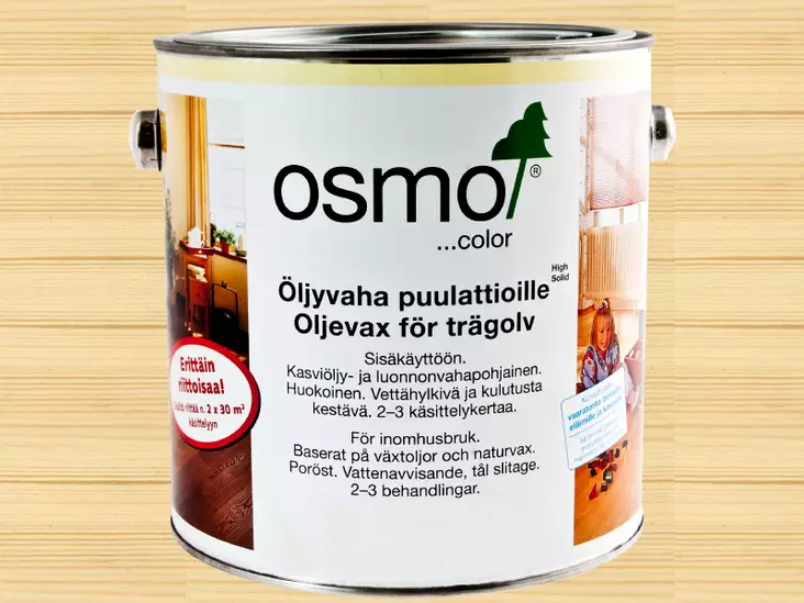 Öljyvaha, väritön (silkinkiiltävä) - Lattian käsittelyaineet - 860-210-1 - 1