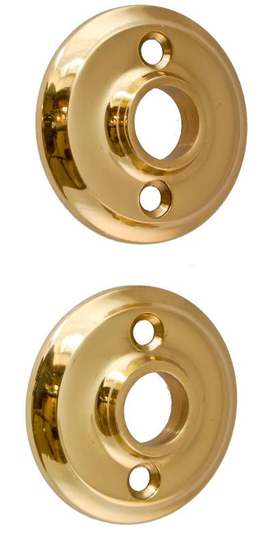 Painikkeen peitekilpi, messinki - Avain- peite- ja lukkokilvet - 118-010-1 - 1