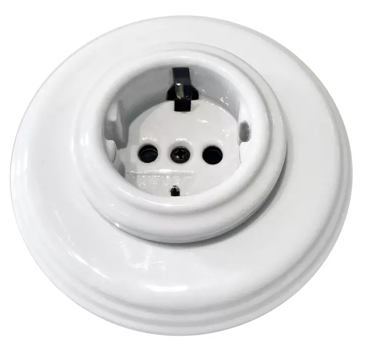 Pistorasia - Valkoiset posliinipistorasiat - 517-026-11 - 1