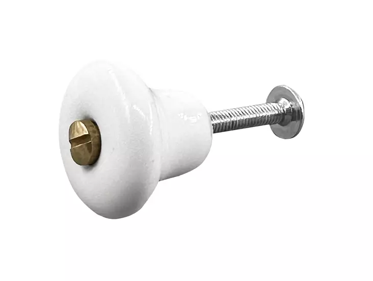 Posliininuppi posliinivedin Domus Classica - Laatikoiden ja kaappien vetimet - 102-029-61 - 1