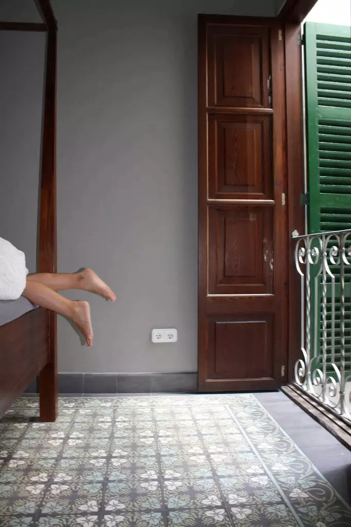 Sementtilaatta, tummanharmaa - Yksiväriset VIA -sementtilaatat - 061 - 1