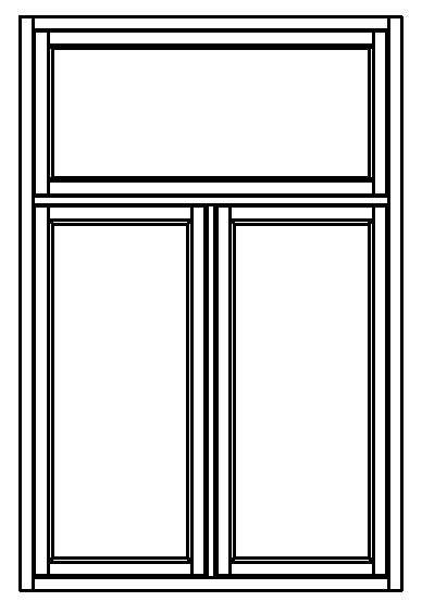 T- ikkuna - T-karmilliset ikkunat - 200-015-1 - 1