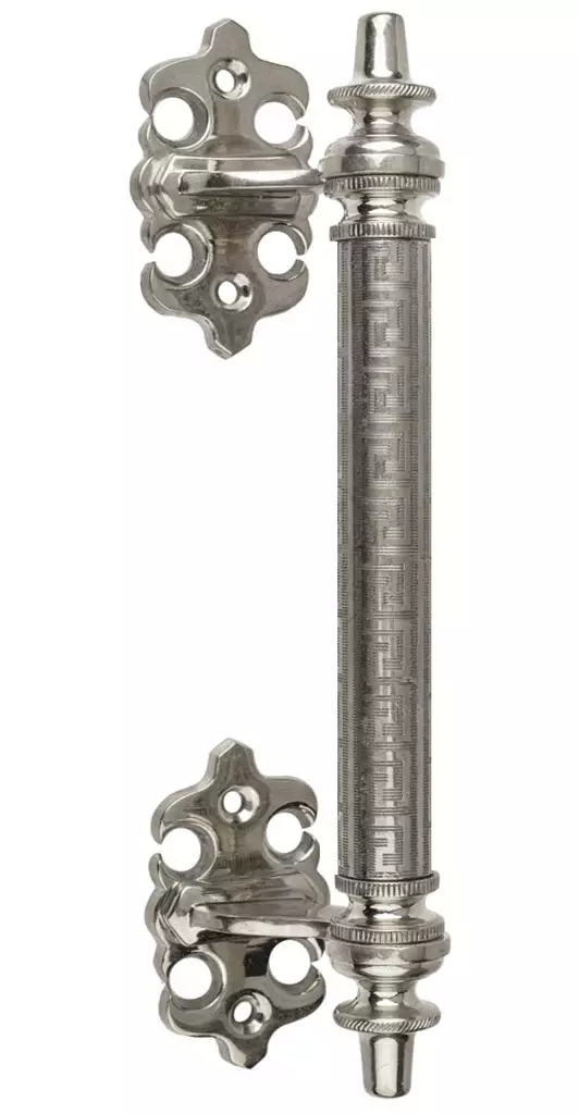 Ulko-oven vedin Stina, niklattu - Messinkiset vetimet - 102-010-11 - 1