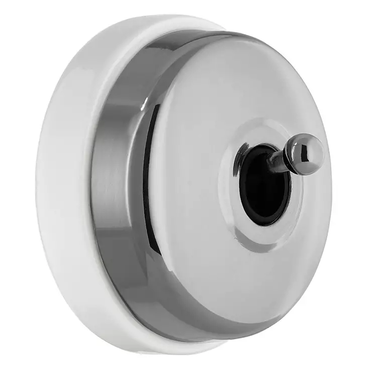 Vaihtokytkin Dimbler - Valkoiset posliinikytkimet - 518-331-11 - 1