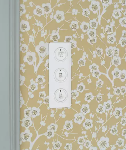 Kruunukytkin - Valkoiset bakeliittikytkimet - 516-140-22 - 2