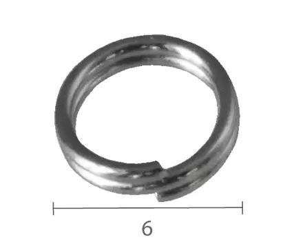 Lukitusrengas, halk. 6 mm - Arinat ja korjaustarvikkeet - 718-001-22 - 2
