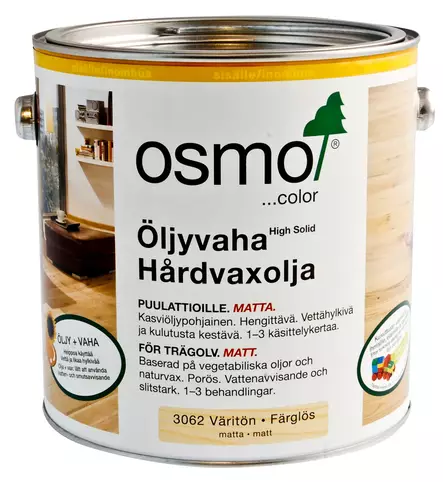 Öljyvaha, väritön (matta) - Lattian käsittelyaineet - 860-206-2 - 1