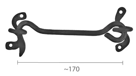 Ovihaka, taottu - Ovihaat ja -salvat - 119-083-22 - 2