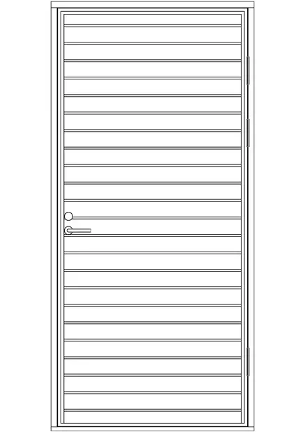 Paneloitu ulko-ovi - Paneloidut ulko-ovet - 100-902-2 - 4