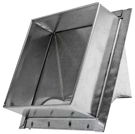 Venttiiliritilä, kauluksella - Ulkosäleiköt - 719-015-12 - 2