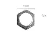 Kiristysmutteri M10 - Lampunkannat ja valaisinosat - 518-041-12 - 2