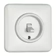 Ristikytkin - Valkoiset bakeliittikytkimet - 516-125-12 - 1